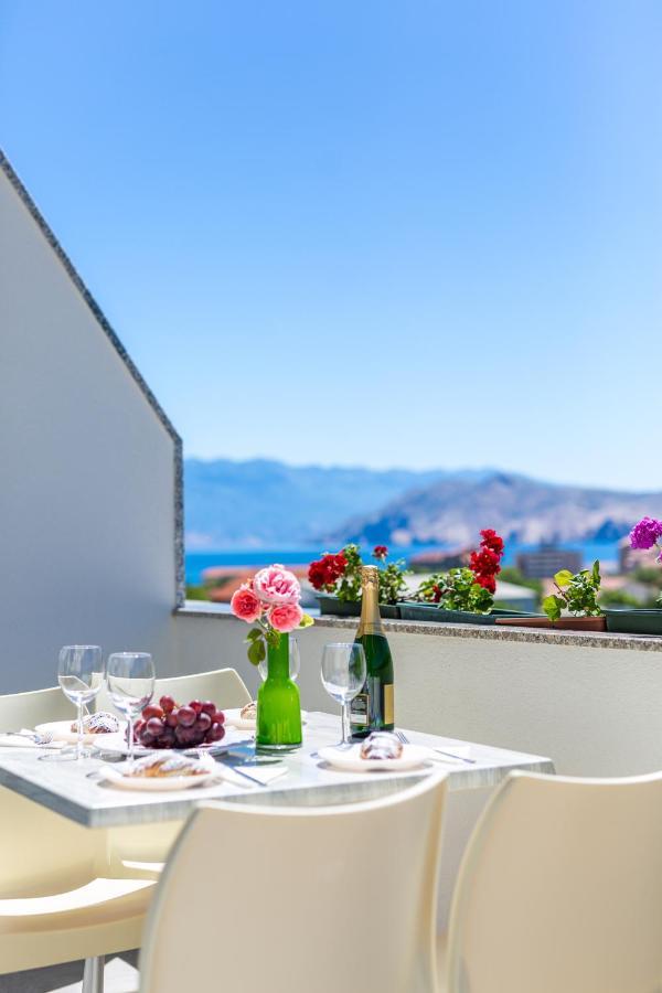 Apartments Lucija 2 Baška Eksteriør billede