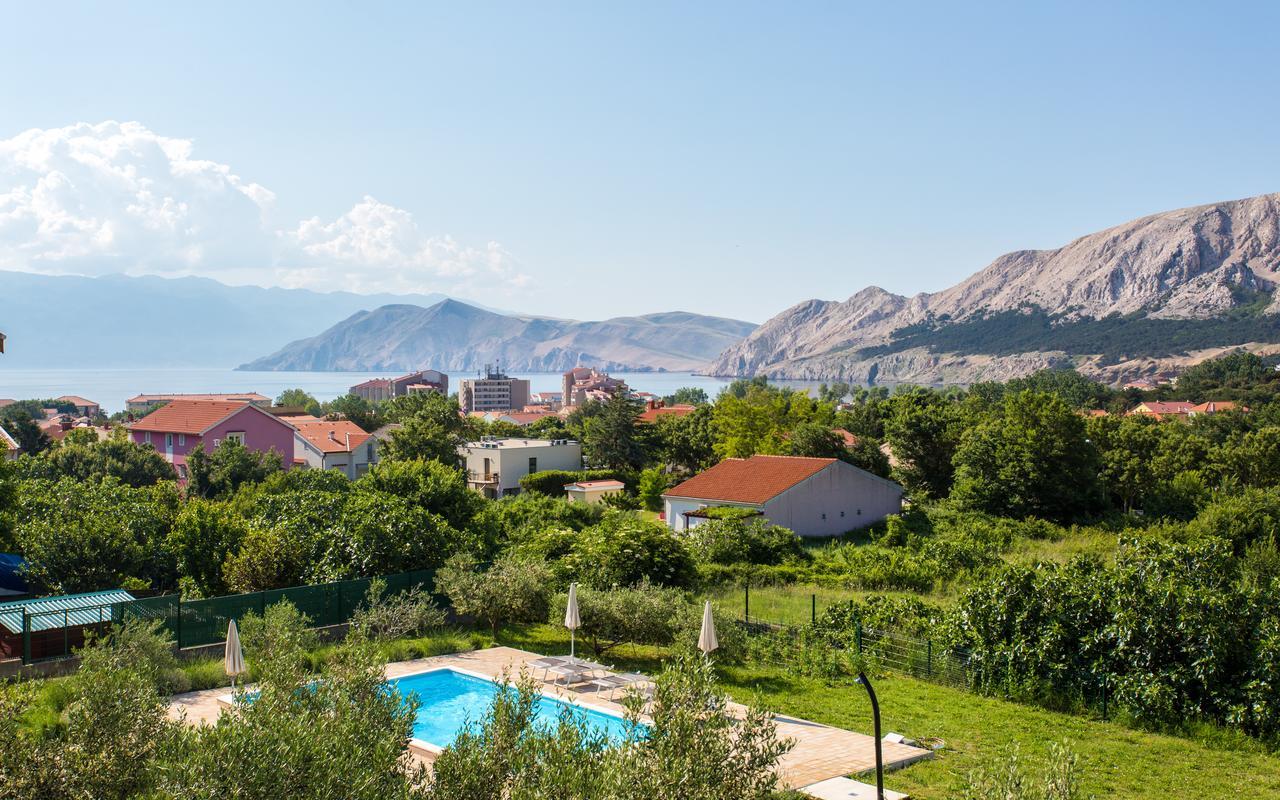 Apartments Lucija 2 Baška Eksteriør billede